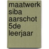 Maatwerk SIBA Aarschot 5de leerjaar door S.A.J. van Iersel