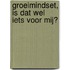 Groeimindset, is dat wel iets voor mij?