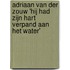Adriaan van der Zouw 'Hij had zijn hart verpand aan het water'