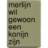Merlijn wil gewoon een konijn zijn