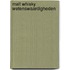 Malt whisky wetenswaardigheden