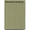 Dimensie-analyse by M.M.H. Starmans
