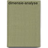 Dimensie-analyse door M.M.H. Starmans