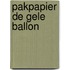Pakpapier de gele ballon