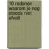 10 Redenen Waarom Je Nog Steeds Niet Afvalt