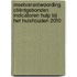 Meetverantwoording cliëntgebonden indicatoren hulp bij het huishouden 2010