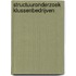 Structuuronderzoek klussenbedrijven