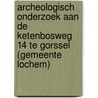 Archeologisch onderzoek aan de Ketenbosweg 14 te Gorssel (gemeente Lochem) by R.F. Engelse