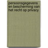 Persoonsgegevens en bescherming van het recht op privacy door Onbekend