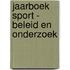 Jaarboek Sport - beleid en onderzoek