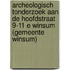 Archeologisch tonderzoek aan de Hoofdstraat 9-11 e Winsum (gemeente Winsum)