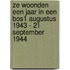 Ze woonden een jaar in een bos1 augustus 1943 - 21 september 1944