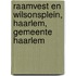 Raamvest en Wilsonsplein, Haarlem, gemeente Haarlem