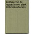 Analyse van de regioplannen Sterk Techniekonderwijs
