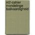 NT2-cahier Mondelinge taalvaardigheid