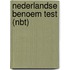 Nederlandse Benoem Test (NBT) - handleiding