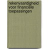 Rekenvaardigheid voor financiële toepassingen door Onbekend
