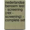 Nederlandse Benoem Test - Screening (NBT - Screening) - complete set by Piet van Tuijl