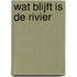 Wat blijft is de rivier