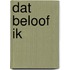 Dat beloof ik