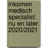 Inkomen medisch specialist: nu en later 2020/2021