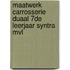 Maatwerk Carrosserie Duaal 7de leerjaar SYNTRA MVL