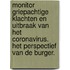 Monitor griepachtige klachten en uitbraak van het coronavirus. Het perspectief van de burger.