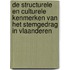 De structurele en culturele kenmerken van het stemgedrag in vlaanderen