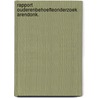 Rapport ouderenbehoefteonderzoek Arendonk. by Tine Buffel