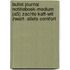 Bullet Journal notitieboek-Medium (A5) Zachte kaft-Wit zwart- Allets Comfort