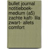 Bullet Journal notitieboek- Medium (A5) Zachte kaft- Lila Zwart- Allets Comfort by Allets Comfort