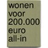 Wonen voor 200.000 euro all-in