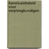 Transfusiebeleid voor verpleegkundigen