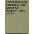 Notenbalken Leeg Notitieboek (A4) Zachte kaft- Blacknote- Allets comfort