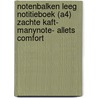 Notenbalken Leeg Notitieboek (A4) Zachte kaft- Manynote- Allets comfort door Allets Comfort