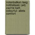 Notenbalken Leeg Notitieboek (A4) Zachte kaft- Colourful- Allets comfort