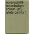 Notenschrift- Notenbalken- Colour- (A5)- Allets comfort