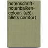 Notenschrift- Notenbalken- Colour- (A5)- Allets comfort door Allets Comfort