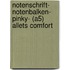 Notenschrift- Notenbalken- Pinky- (A5) Allets Comfort