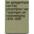 Ter gelegenheid van het verschijnen van ''Stakingen en vakbeweging 1878-1890''