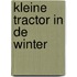 Kleine Tractor in de winter