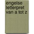 Engelse letterpret van a tot z