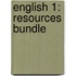English 1: resources bundle