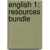 English 1: resources bundle door Olaf du Pont