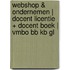 Webshop & Ondernemen | Docent licentie + docent boek | VMBO BB KB GL