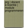 PRG | Docent e-licentie | Module Programmeren door Jolanda Luimes