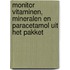 Monitor vitaminen, mineralen en paracetamol uit het pakket