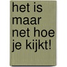 Het is maar net hoe je kijkt! by Marion Welling