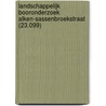 Landschappelijk booronderzoek Alken-Sassenbroekstraat (23.099) door M.R. Groenhuijzen