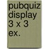 Pubquiz Display 3 x 3 ex.